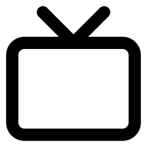 Tv Icon from Lucide Line Set