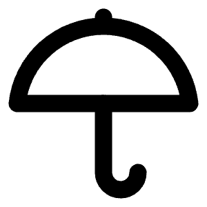Umbrella Icon from Lucide Line Set
