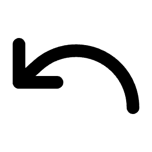 Undo Icon from Lucide Line Set