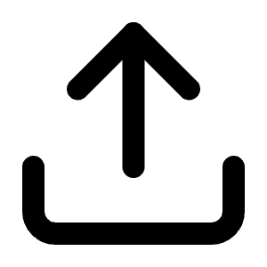 Upload Icon from Lucide Line Set