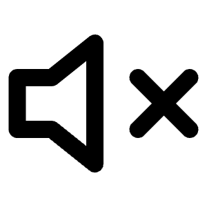 Volume X Icon from Lucide Line Set