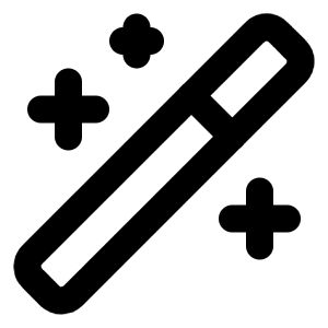 Wand Sparkles Icon from Lucide Line Set