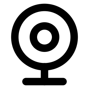 Webcam Icon from Lucide Line Set