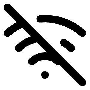 Wifi Off Icon from Lucide Line Set