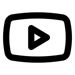 Youtube Icon from Lucide Line Set