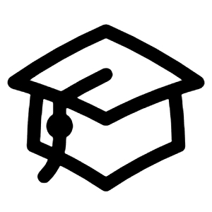 Academic Cap Icon from Heroicons Outline Set