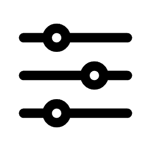 Adjustments Horizontal Icon from Heroicons Outline Set