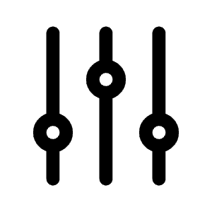 Adjustments Vertical Icon from Heroicons Outline Set