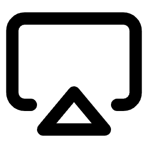 Airplay Icon from Feather Set