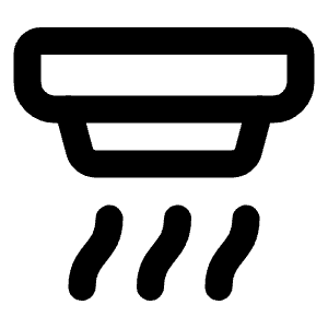 Alarm Smoke Icon from Lucide Line Set