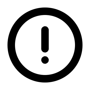 Alert Circle Line Icon from Majesticons Line Set