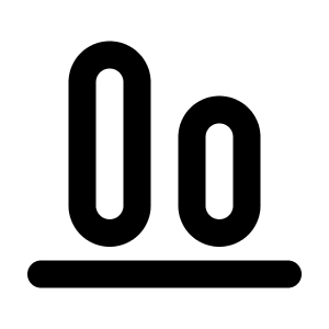 Align Bottom Line Icon from Majesticons Line Set