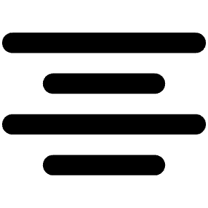 Align Center Icon from Unicons Line Set