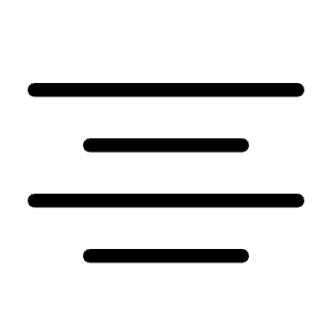 Align Center Icon from Unicons Thinline Set