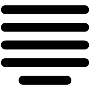 Align Center Justify Icon from Unicons Line Set