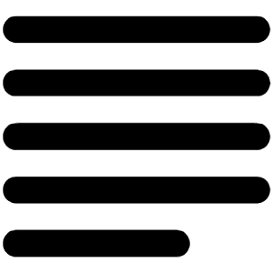 Align Left Justify Icon from Unicons Line Set