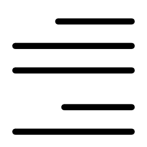 Align Letter Right Icon from Unicons Thinline Set