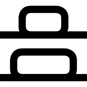 Align Vertical Distribute End Icon from Lucide Line Set