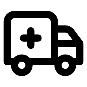 Ambulance Icon from Unicons Line Set