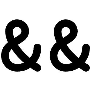 Ampersands Icon from Lucide Line Set