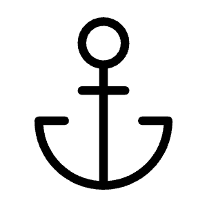 Anchor Icon from Unicons Thinline Set