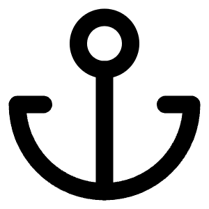 Anchor Icon from Feather Set