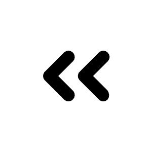 Angle Double Left Icon from Unicons Solid Set