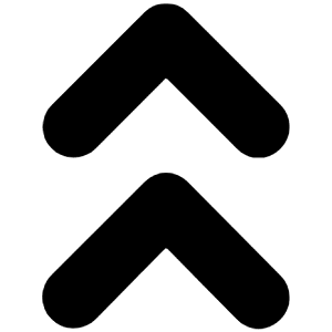 Angle Double Up Icon from Unicons Line Set