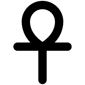 Ankh Icon from Unicons Line Set