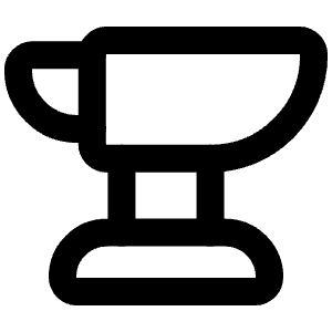 Anvil Icon from Lucide Line Set