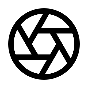 Aperture Icon from Mynaui Line Set