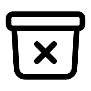 Archive Box X Mark Icon from Heroicons Outline Set