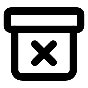 Archive X Icon from Lucide Line Set