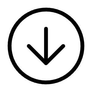 Arrow Circle Down Icon from Unicons Thinline Set
