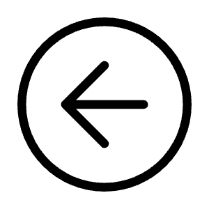 Arrow Circle Left Icon from Unicons Thinline Set