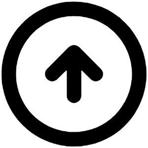 Arrow Circle Up Icon from Unicons Line Set