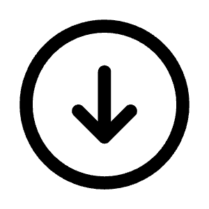 Arrow Down Circle Icon from Heroicons Outline Set