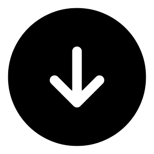 Arrow Down Circle Icon from Iconoir Solid Set