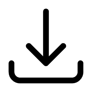 Arrow Down Tray Icon from Heroicons Outline Set