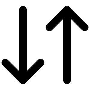 Arrow Down Up Icon from Lucide Line Set