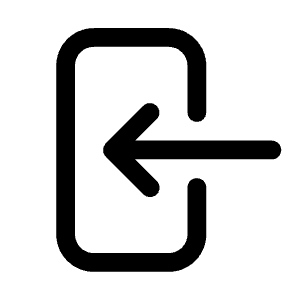 Arrow Left On Rectangle Icon from Heroicons Solid Set