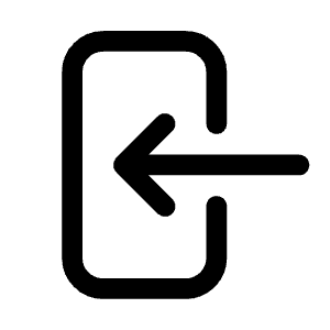 Arrow Left On Rectangle Icon from Heroicons Outline Set