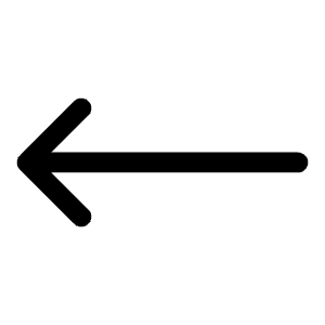 Arrow Long Left Icon from Mynaui Line Set