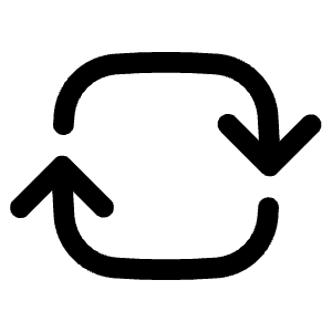 Arrow Path Rounded Square Icon from Heroicons Solid Set