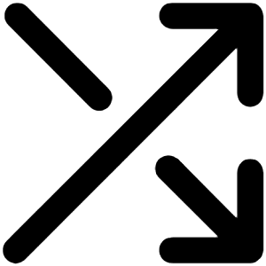 Arrow Random Icon from Unicons Line Set
