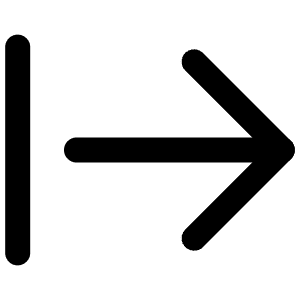 Arrow Right From Line Icon from Lucide Line Set