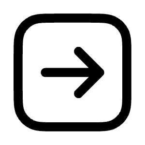 Arrow Right Square Icon from Mynaui Line Set