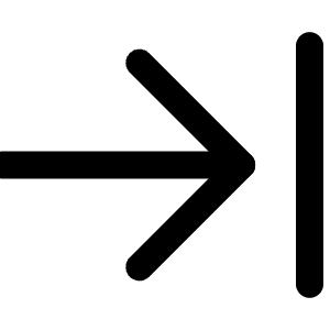 Arrow Right To Line Icon from Lucide Line Set