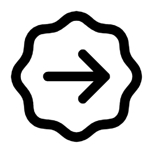 Arrow Right Waves Icon from Mynaui Line Set