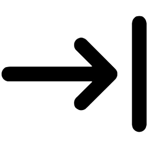 Arrow To Right Icon from Unicons Line Set